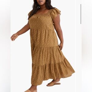 Madewell Brown Midi Dress